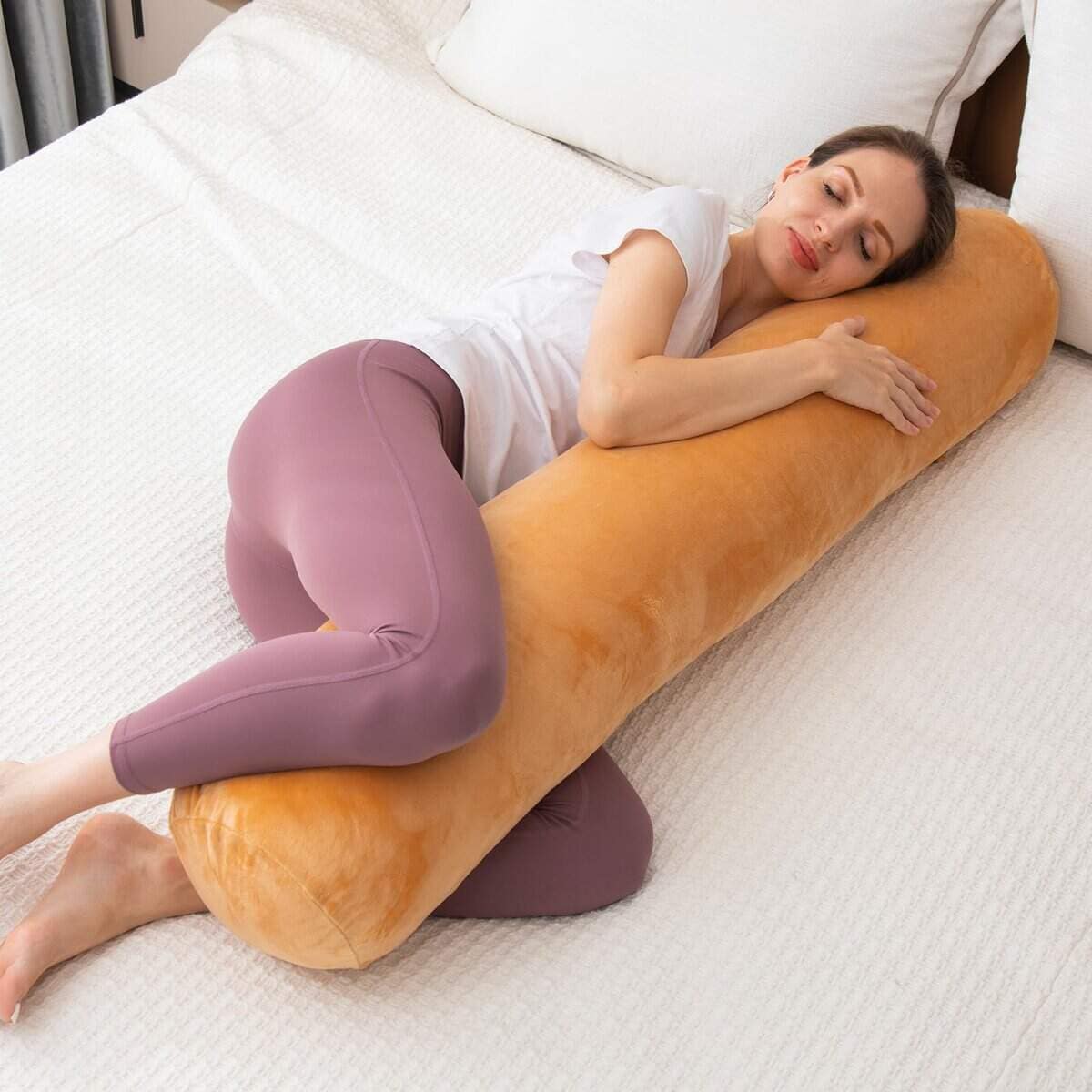 1 Almohada de Refuerzo para Cama, Almohada -Marrón - Imagen 8