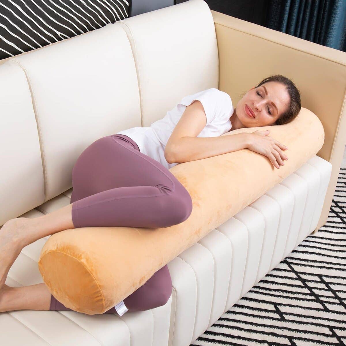 1 Almohada de Refuerzo para Cama, Almohada -Marrón - Imagen 6