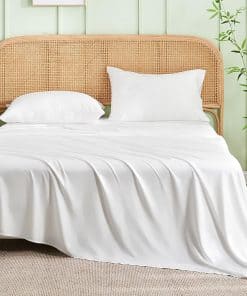 Juego de Sábanas Completo INFIIXSO Off White - 100% Rayon