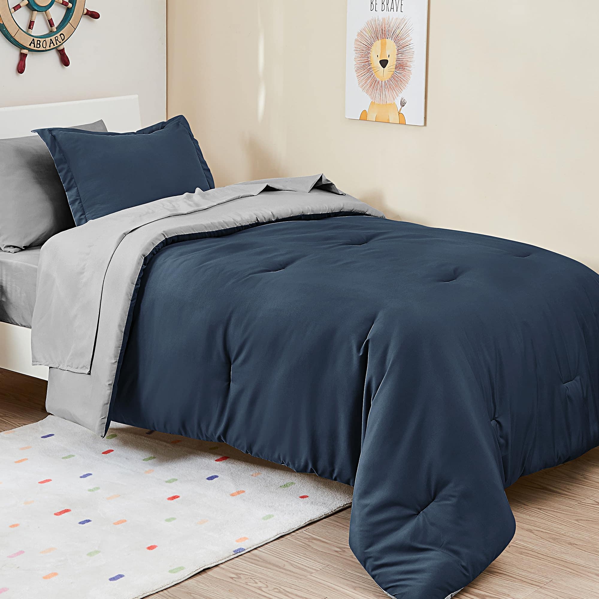 Juego de Cobertor INFIIXSO Twin - 5 Piezas Reversible con