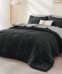 Set de edredón INFIIXSO Negro para Cama Matrimonial - 7