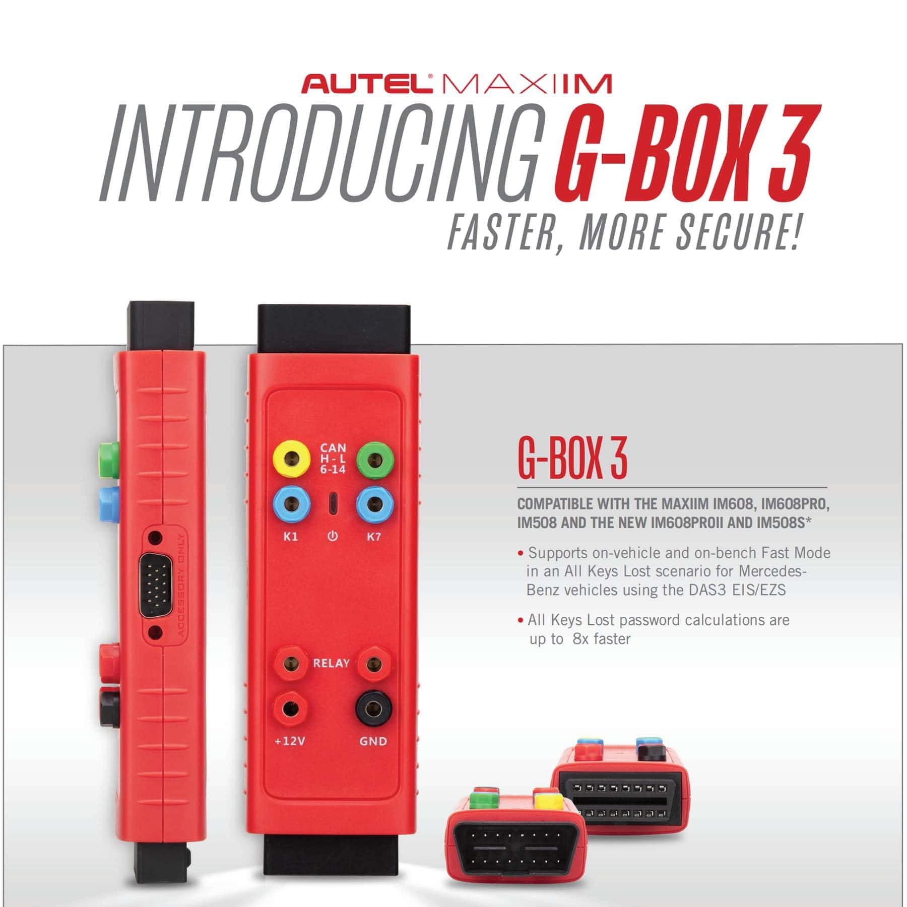 Adaptador de programación de llaves Autel G-BOX3 - Imagen 3