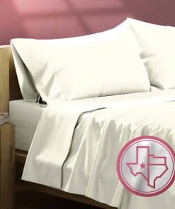 Juego de sábanas de algodón egipcio TEXAS LINEN CO. para