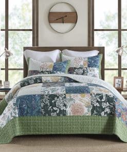 Juego de Edredón Travan con Verdadero Patchwork Retro