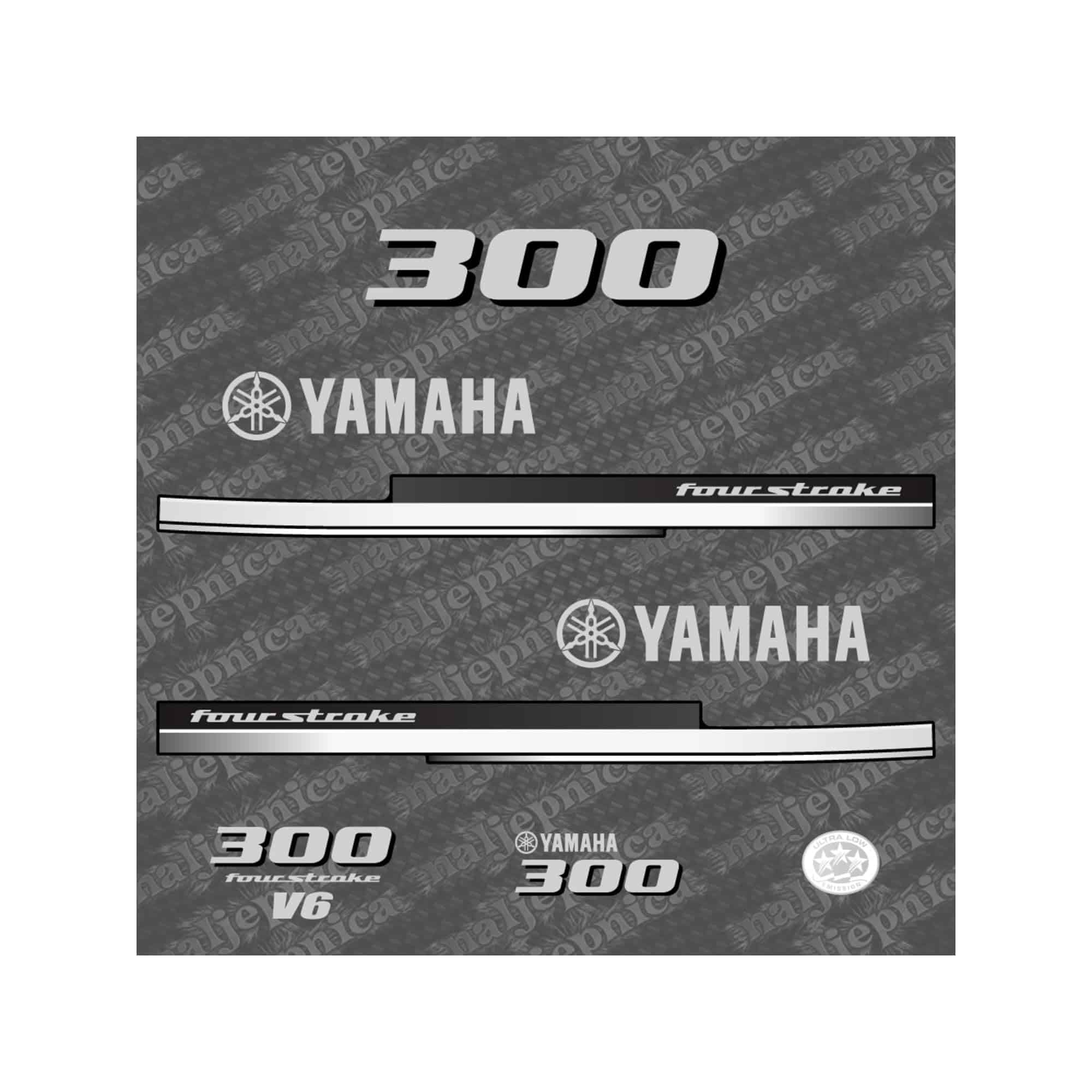 Conjunto de Calcomanías Postventa de Repuesto para Yamaha