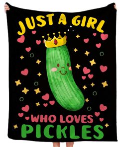 Manta de Pickles Solo una Chica a la que le Encantan los