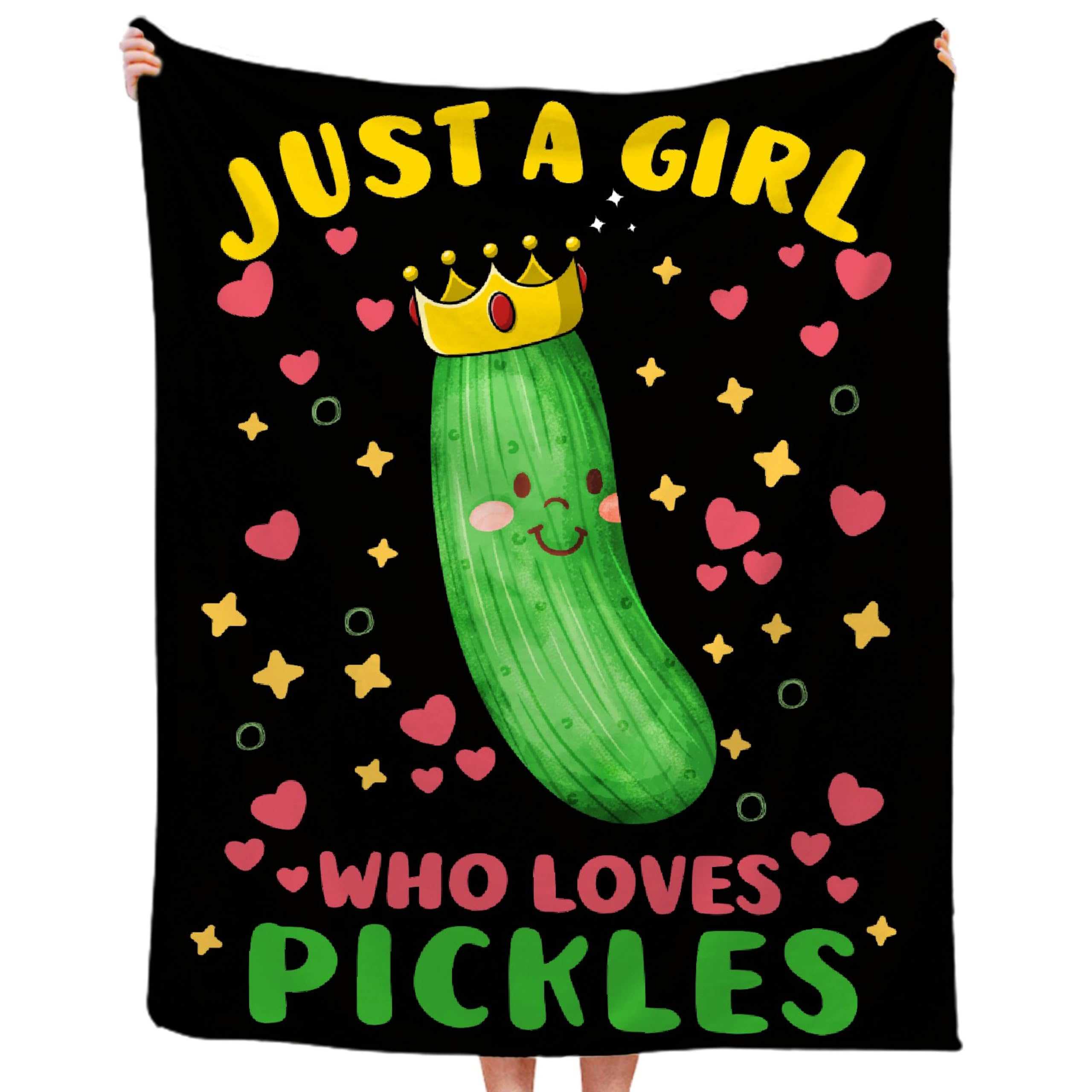 Manta de Pickles Solo una Chica a la que le Encantan los