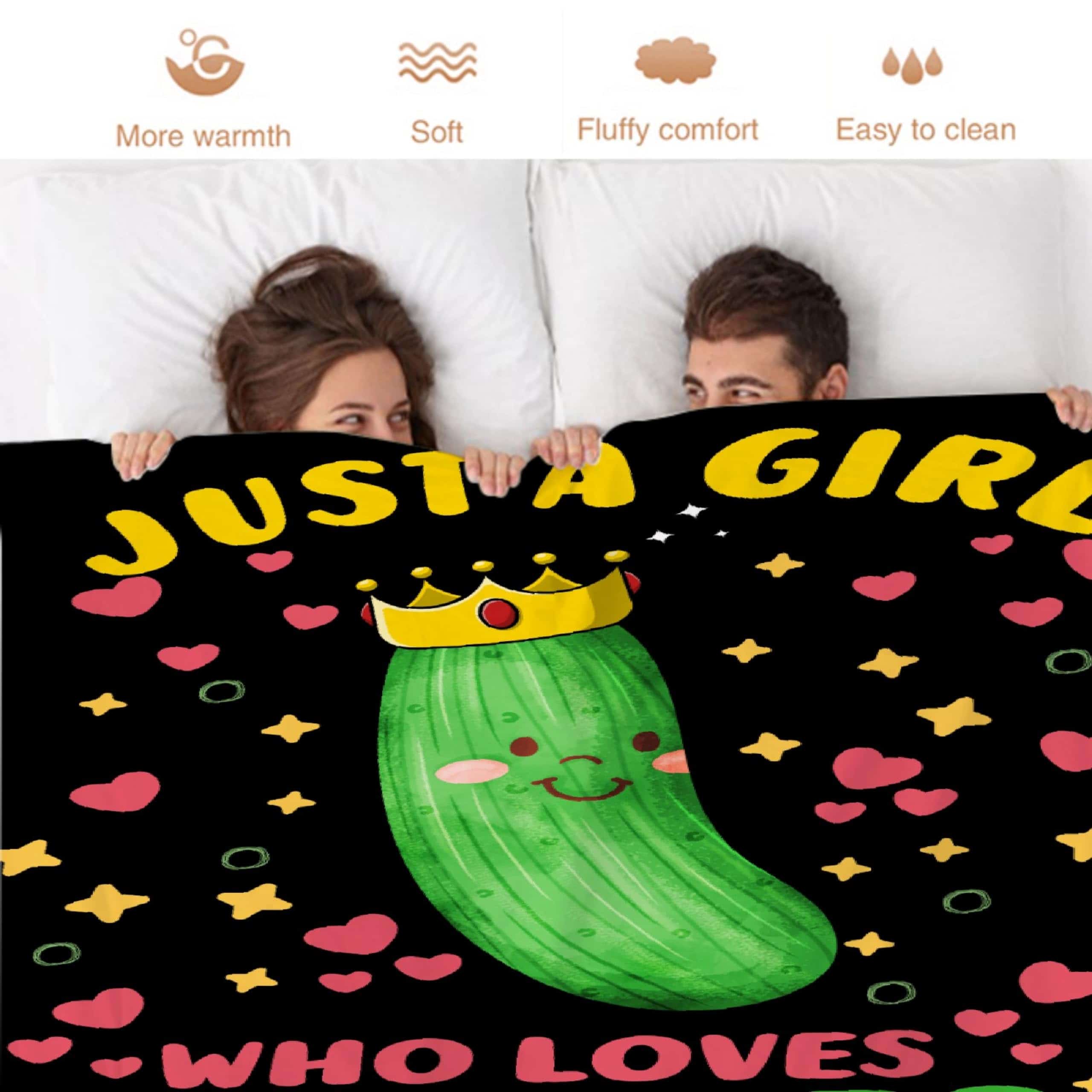 Manta de Pickles Solo una Chica a la que le Encantan los - Imagen 7