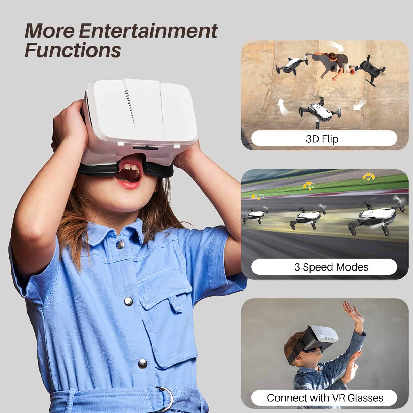 Drone Mini SIMREX X300C con Cámara 720P HD FPV, - Imagen 6