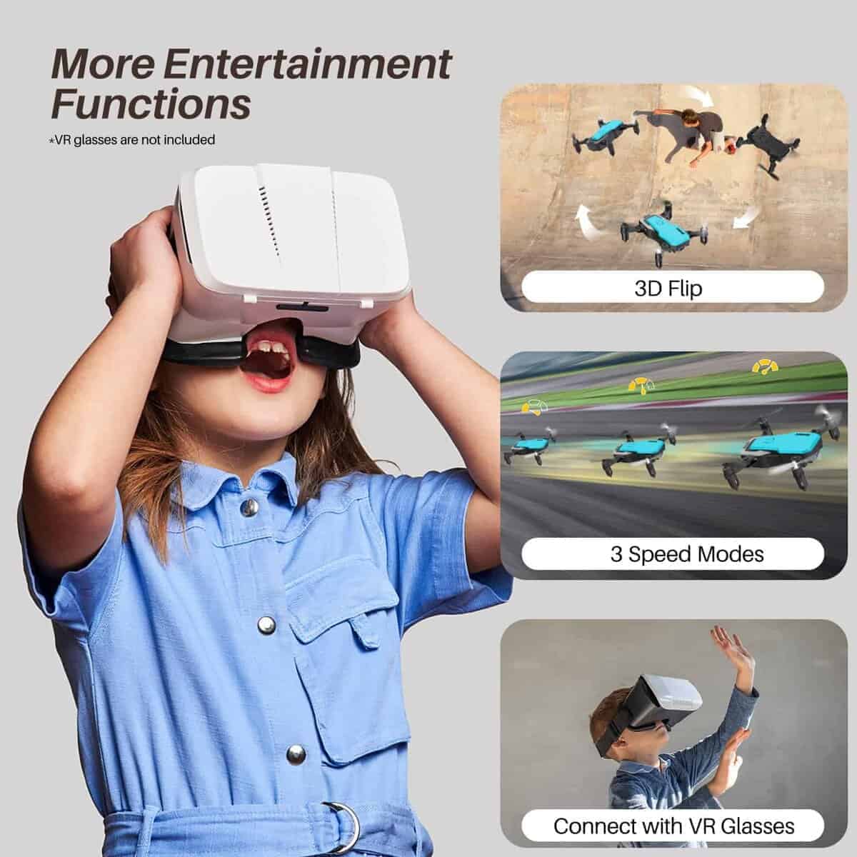 Drone Mini SIMREX X300C con Cámara -Azul - Imagen 7