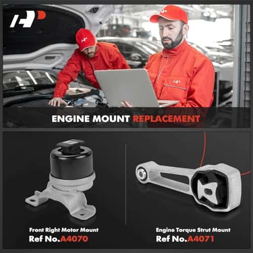 Conjunto de 2 soportes de motor y soporte de par de torsión - Imagen 3