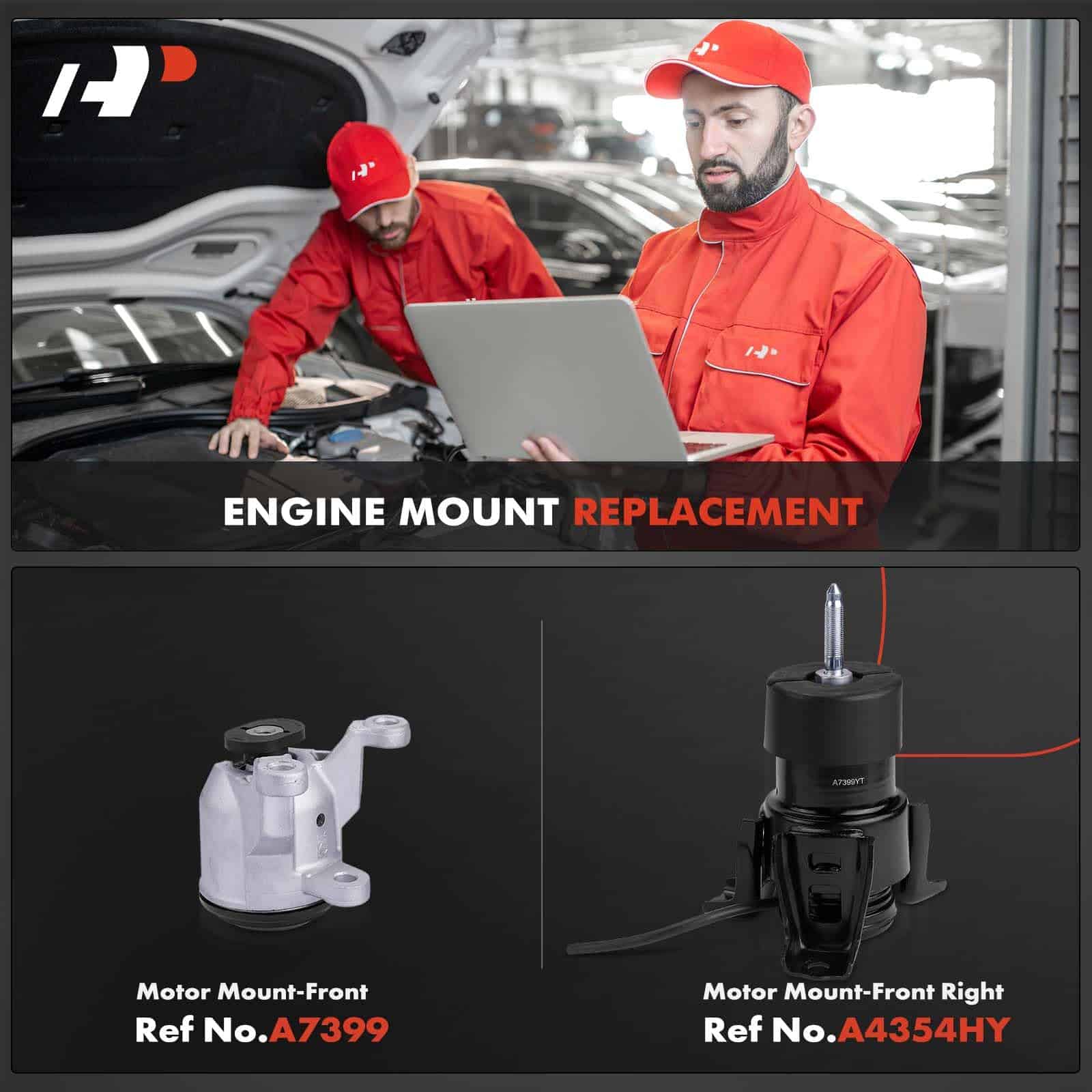 Kit de Montaje de Motor A-Premium Compatible con Nissan - Imagen 3