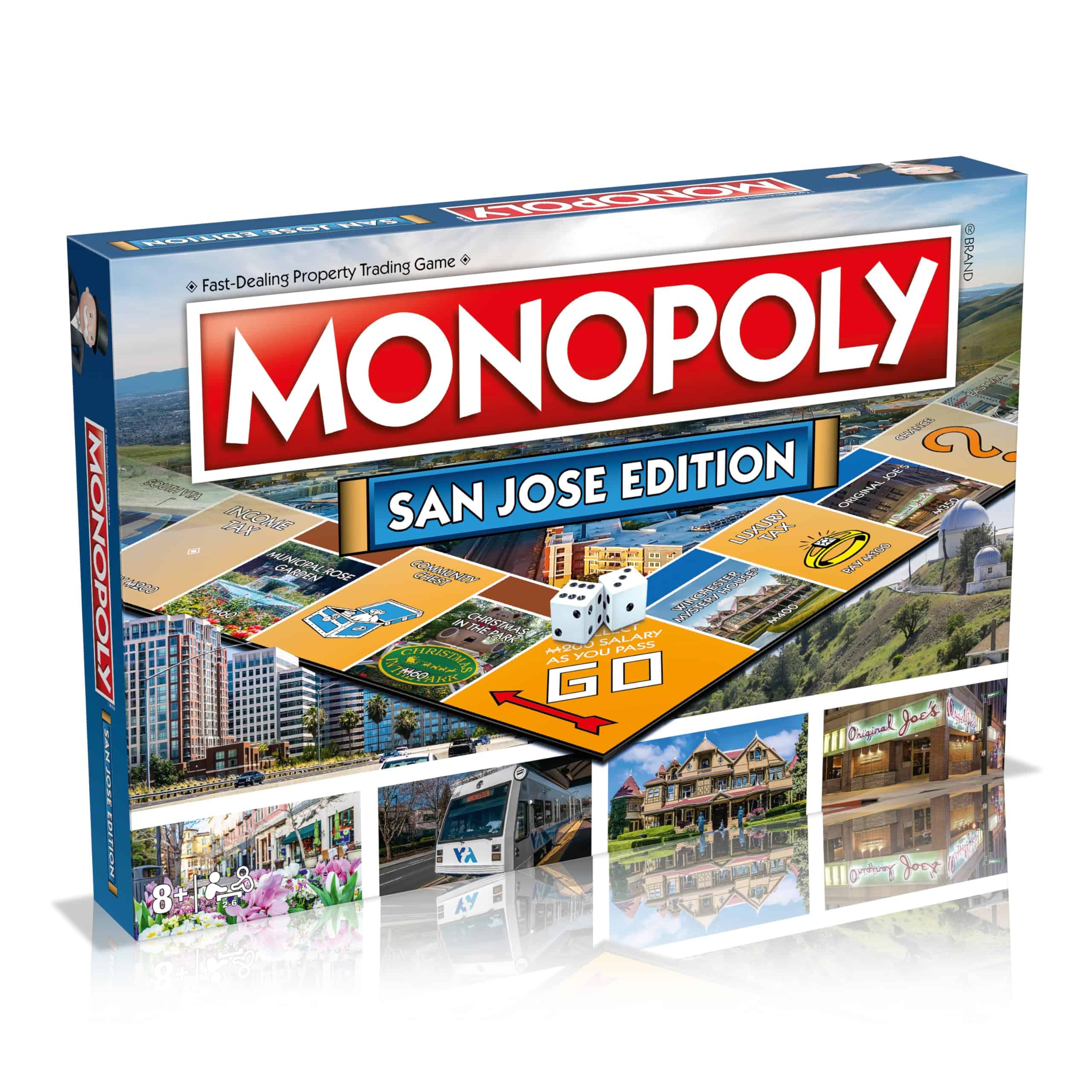 Juego de Mesa MONOPOLY Edición San José: 2-6 Jugadores,