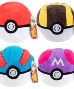 Pokemon 5" Peluche de Pok� Ball Pack de 4 - Pokeball,