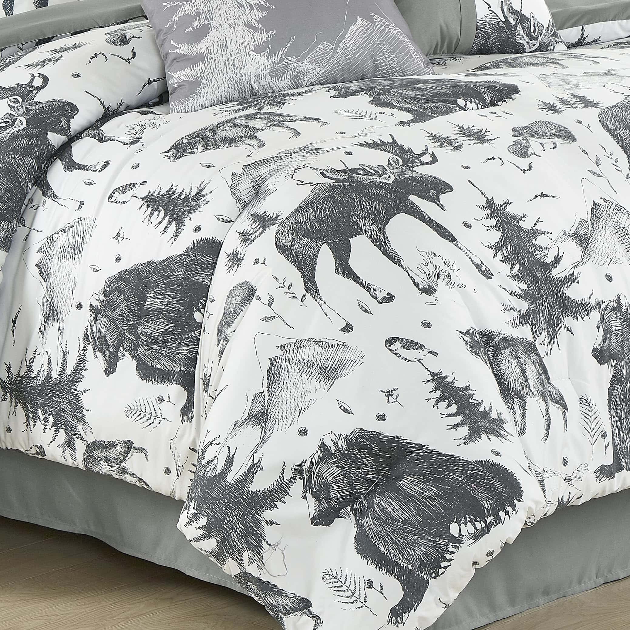 Juego de edredón Chezmoi Collection Denver de 7 piezas - Imagen 4