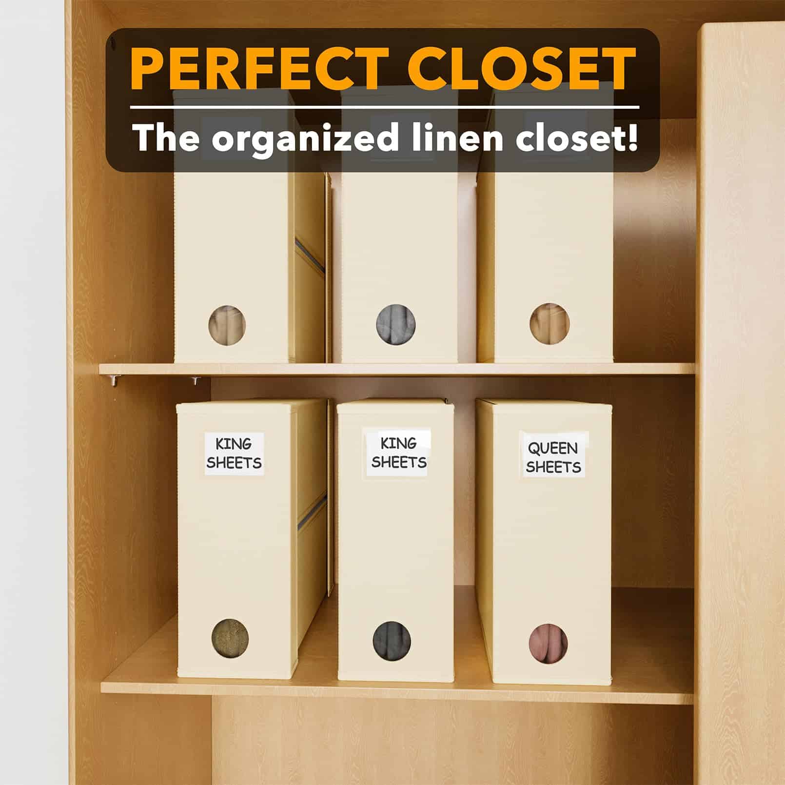 Organizadores y Almacenamiento de Sábanas SpaceAid 6 Pack, - Imagen 6