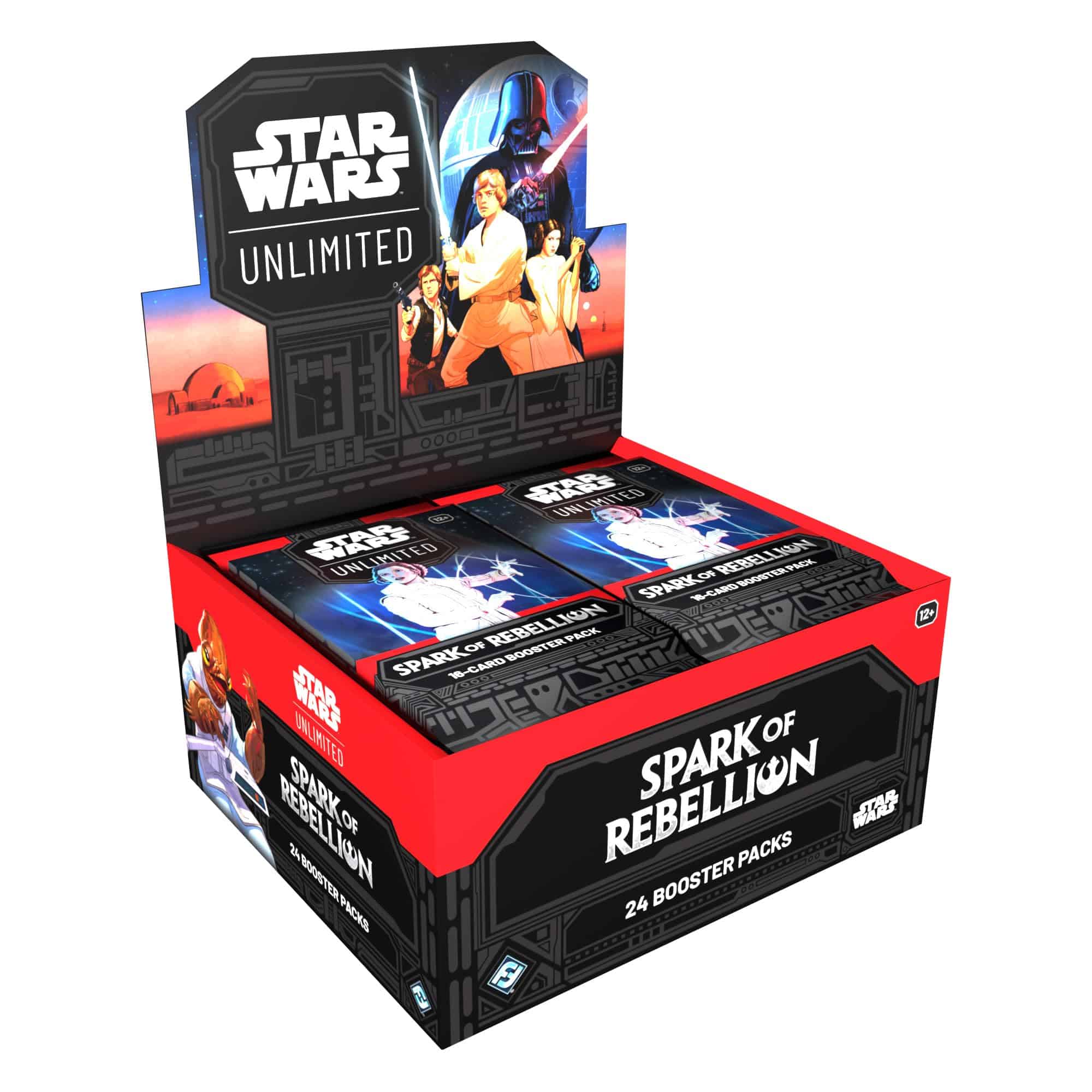 Star Wars: Unlimited TCG Spark of Rebellion Booster Display