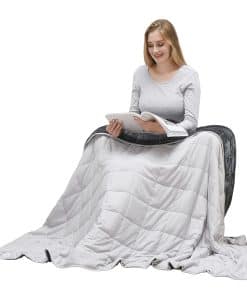 Manta Ponderada MOTRIP 15 lbs Tamaño Queen con Reverso de