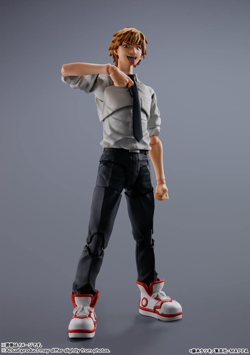 Figura de Acción TAMASHII NATIONS - Chainsaw Man - Denji, - Imagen 3