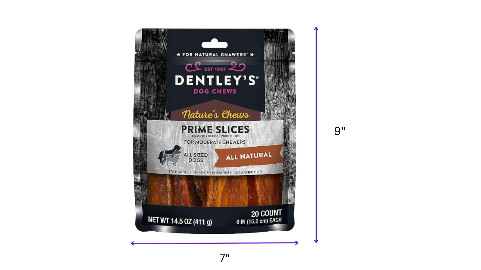 Mordeduras para Perros Dentley's Nature's Chews Prime - Imagen 6