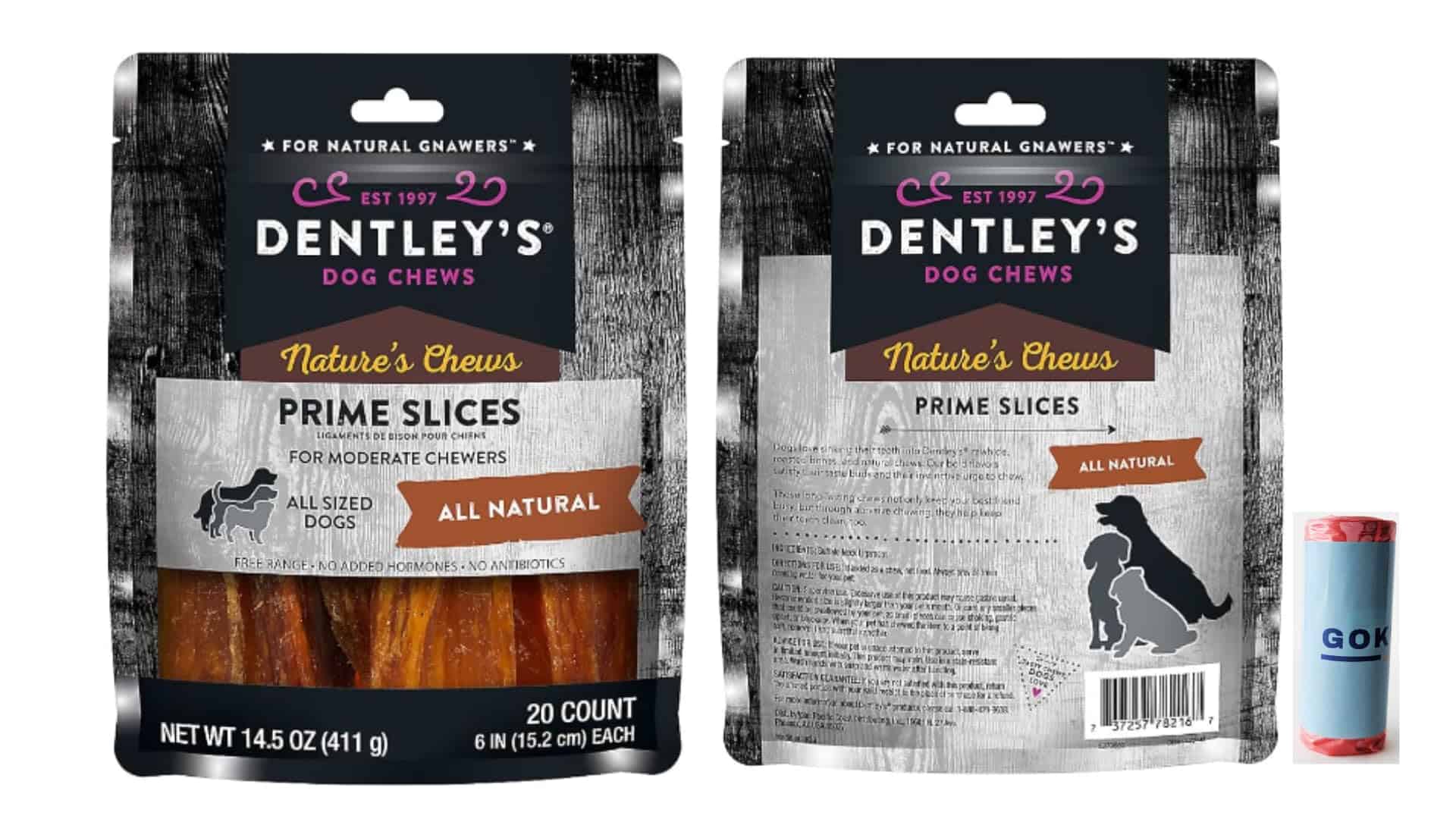 Mordeduras para Perros Dentley's Nature's Chews Prime