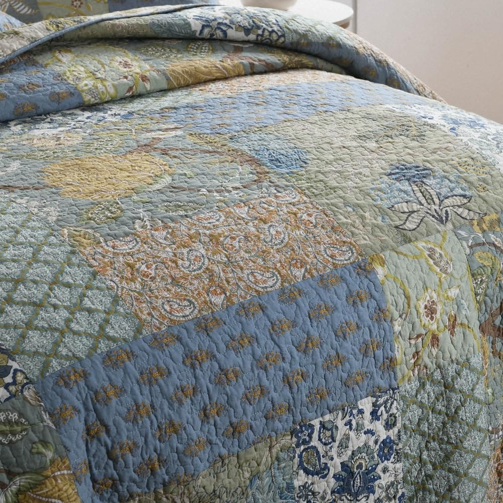 Juego de edredón de algodón ENASAL reversible Cubrecama - Imagen 6