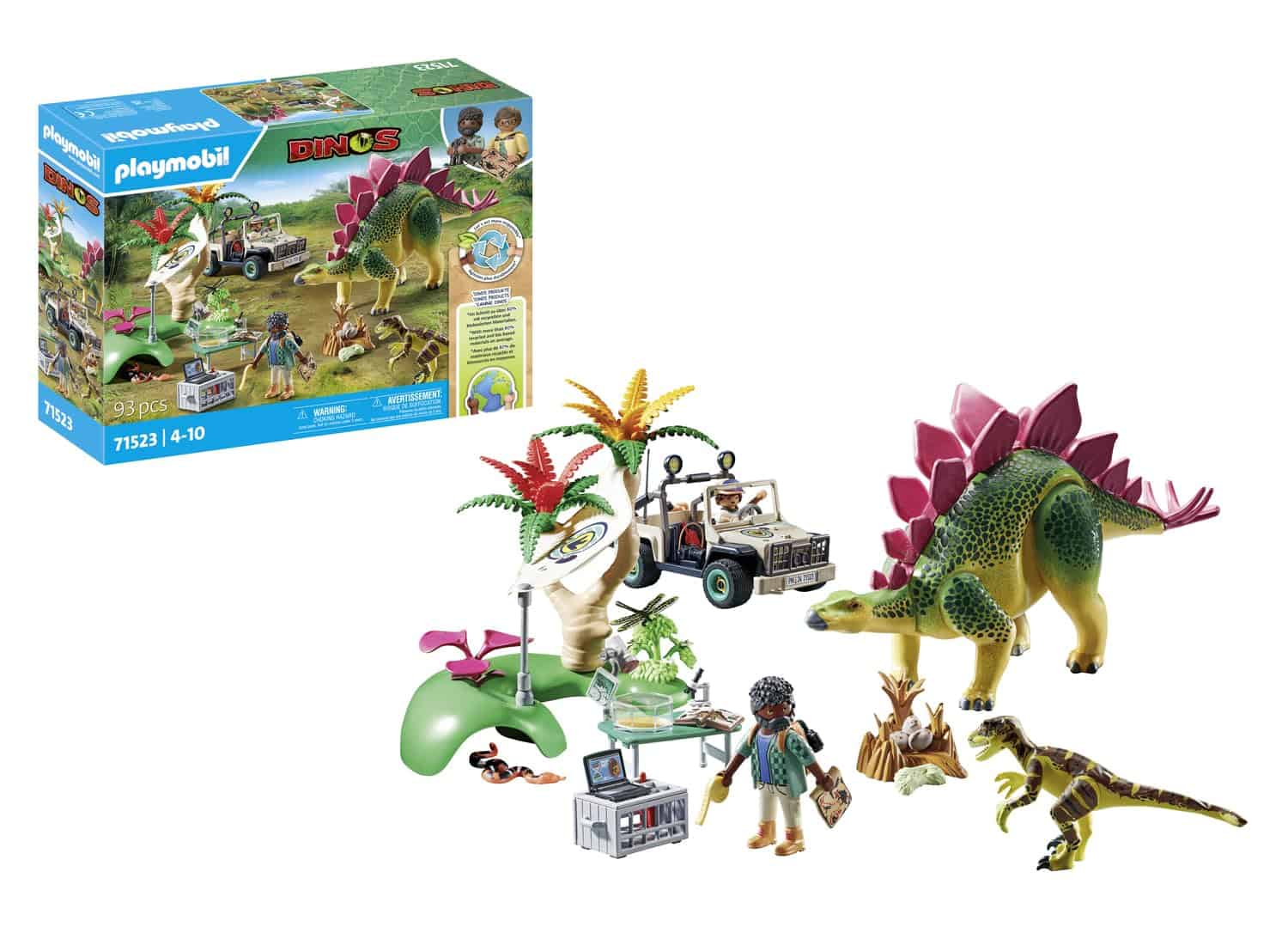 Playmobil Dinos: Campamento de Investigación con Dinos