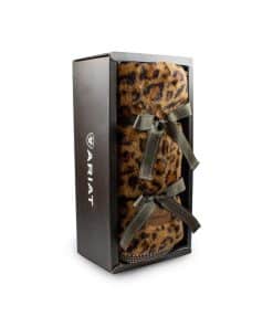 Manta ARIAT Leopardo, 50" x 60" | Ligera, Cómoda, Suave y
