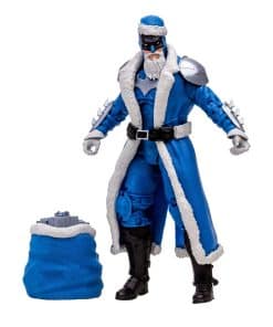 Figura de Batman Santa (Traje Azul) Gold Label de 7"