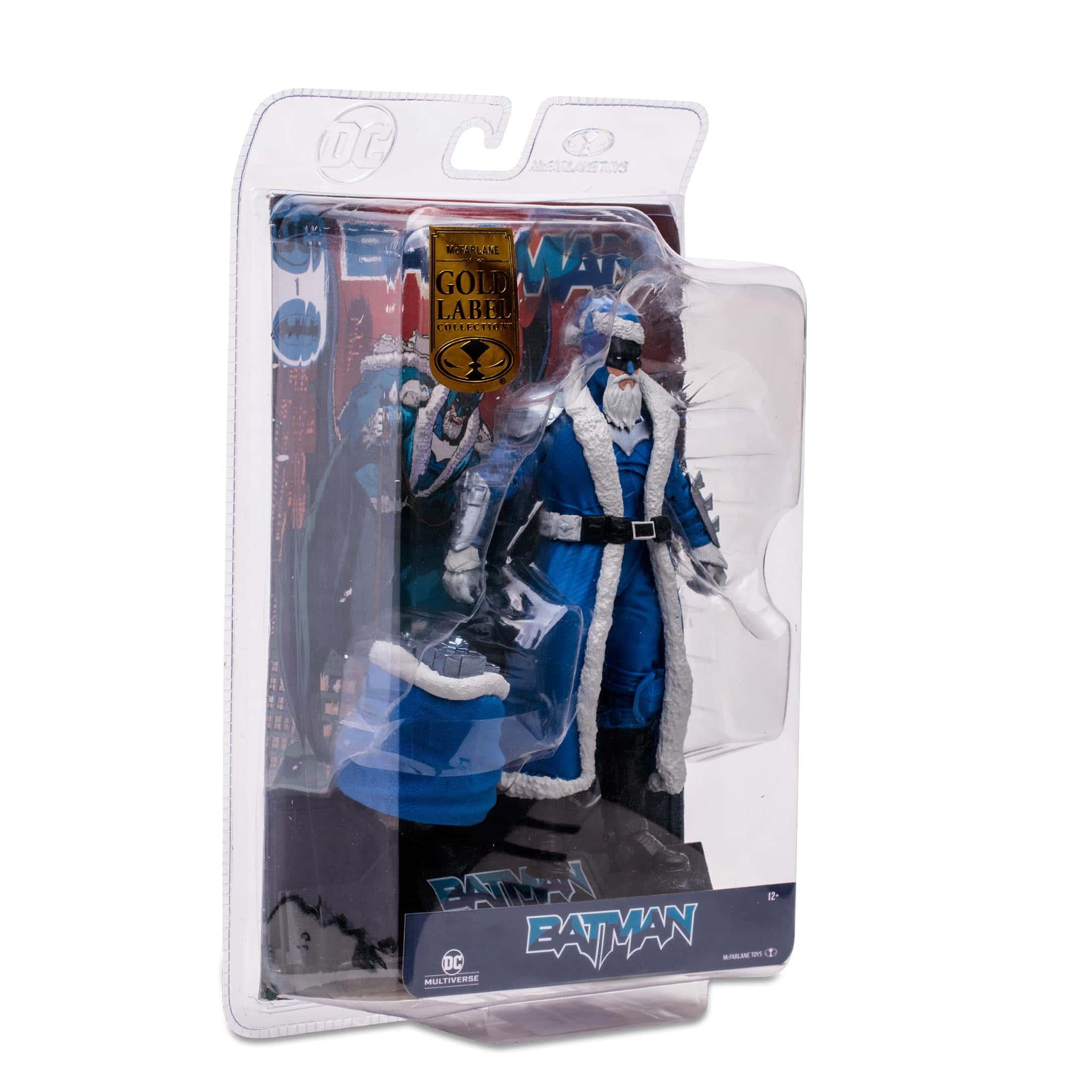 Figura de Batman Santa (Traje Azul) Gold Label de 7" - Imagen 10