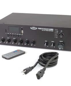 Amplificador Mezclador de Audio Comercial 120W Pure