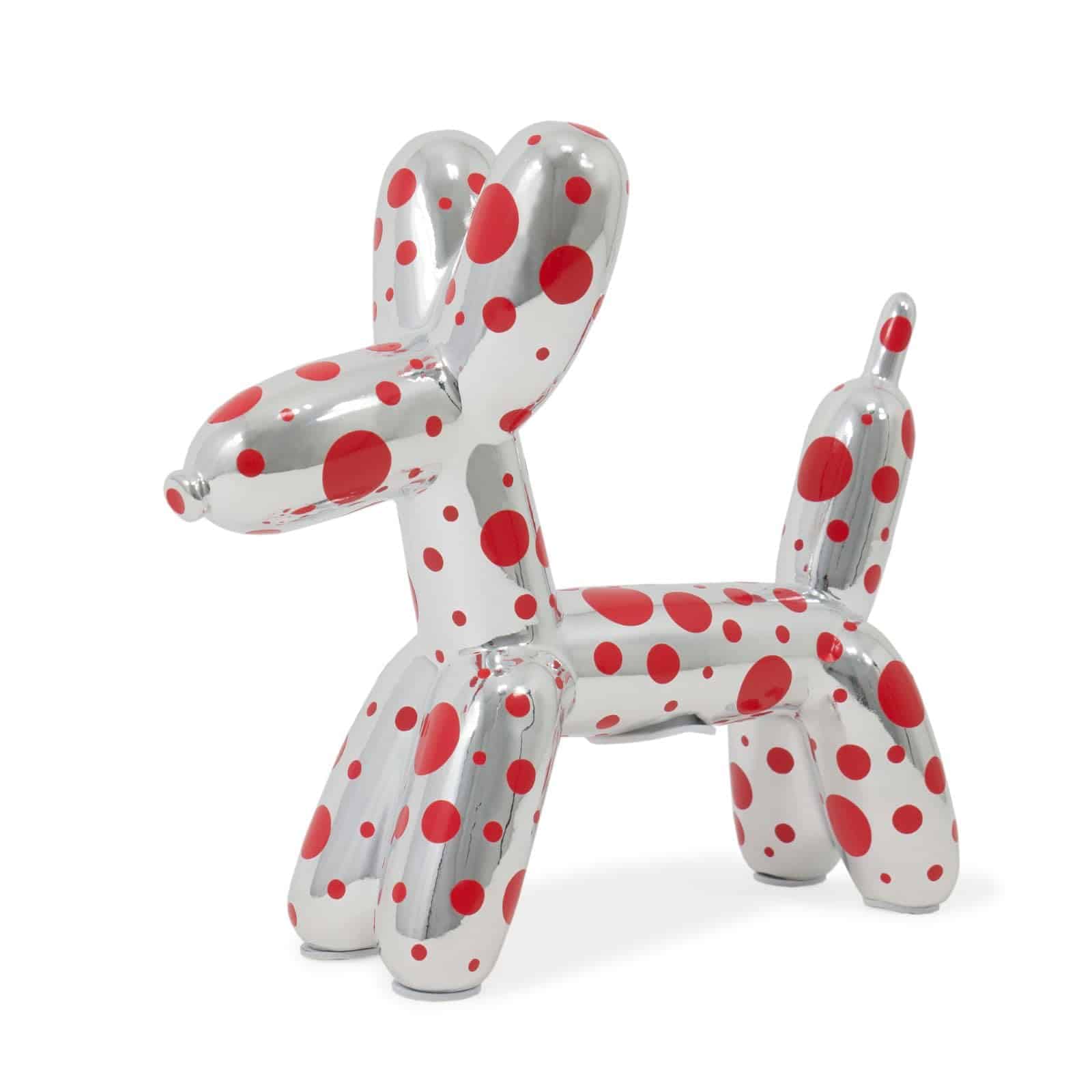 Hucha Perro Globo de Cerámica, Hecha Por Humanos, con