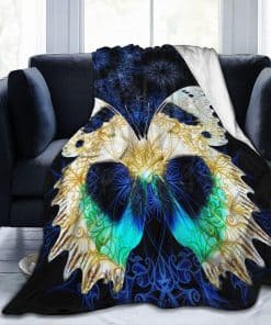 Manta de lanzamiento de mariposas ILEABEC Manta suave Manta