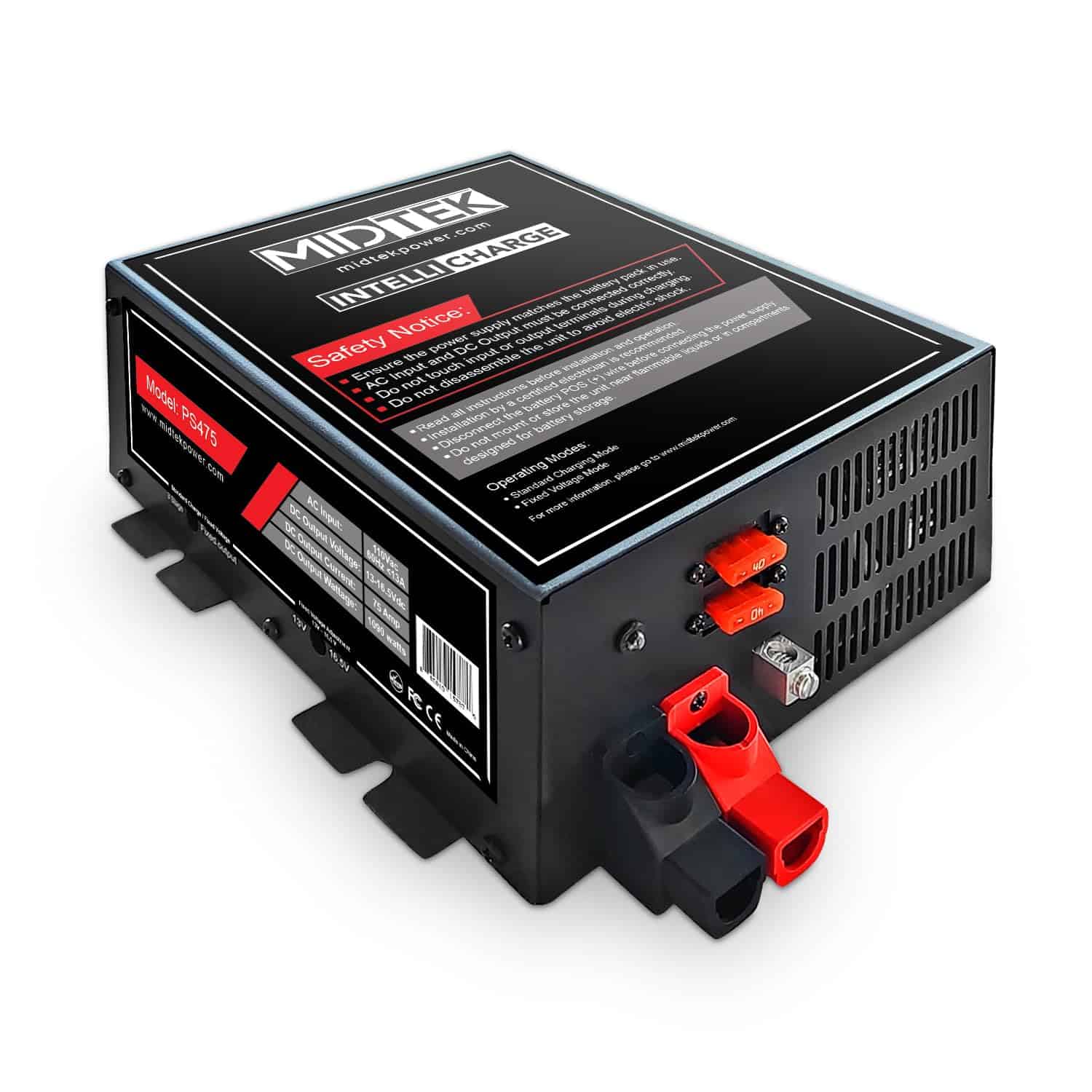 Conversor de Potencia MIDTEK (75 AMP) - Salida de 120V AC a