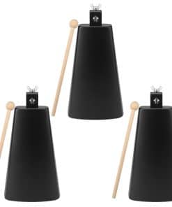 3 Paquetes 8 pulgadas Campana de Vaca de Metal, Cowbell con