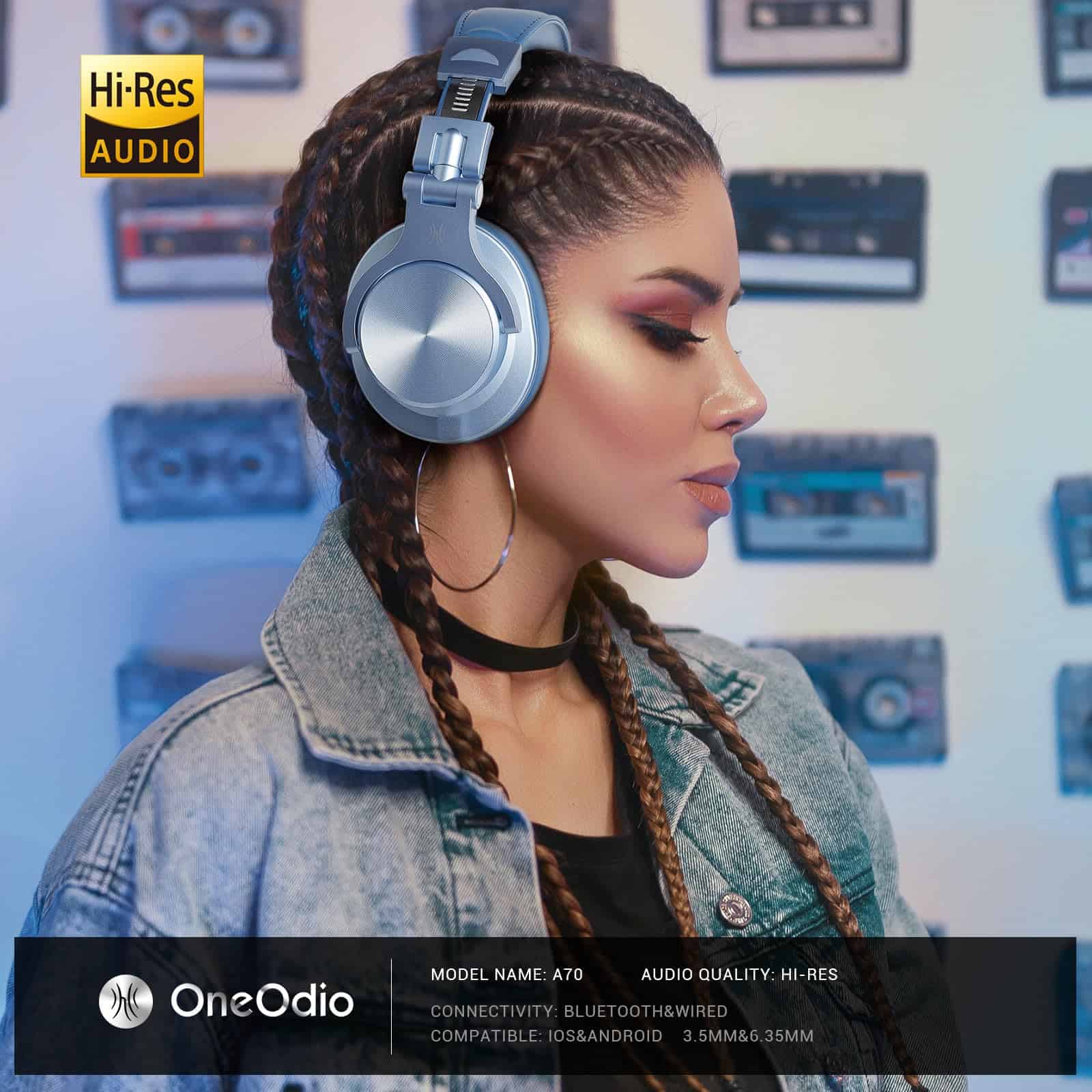 Audífonos Over Ear Bluetooth OneOdio A70, Audífonos - Imagen 3