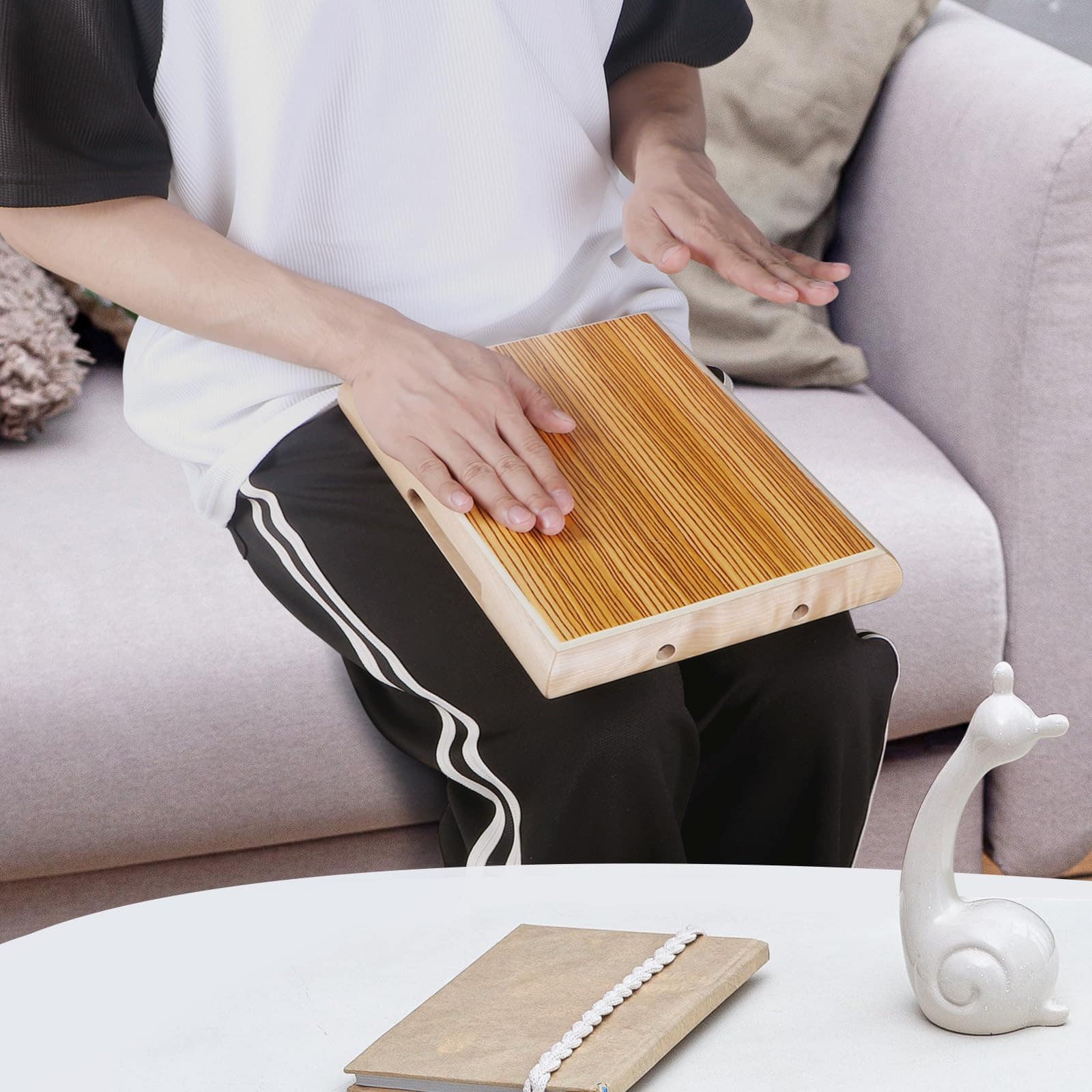 Cajon, Cajón de 12 * 9.4 * 1.7'', Caja de Tambores Portátil - Imagen 8