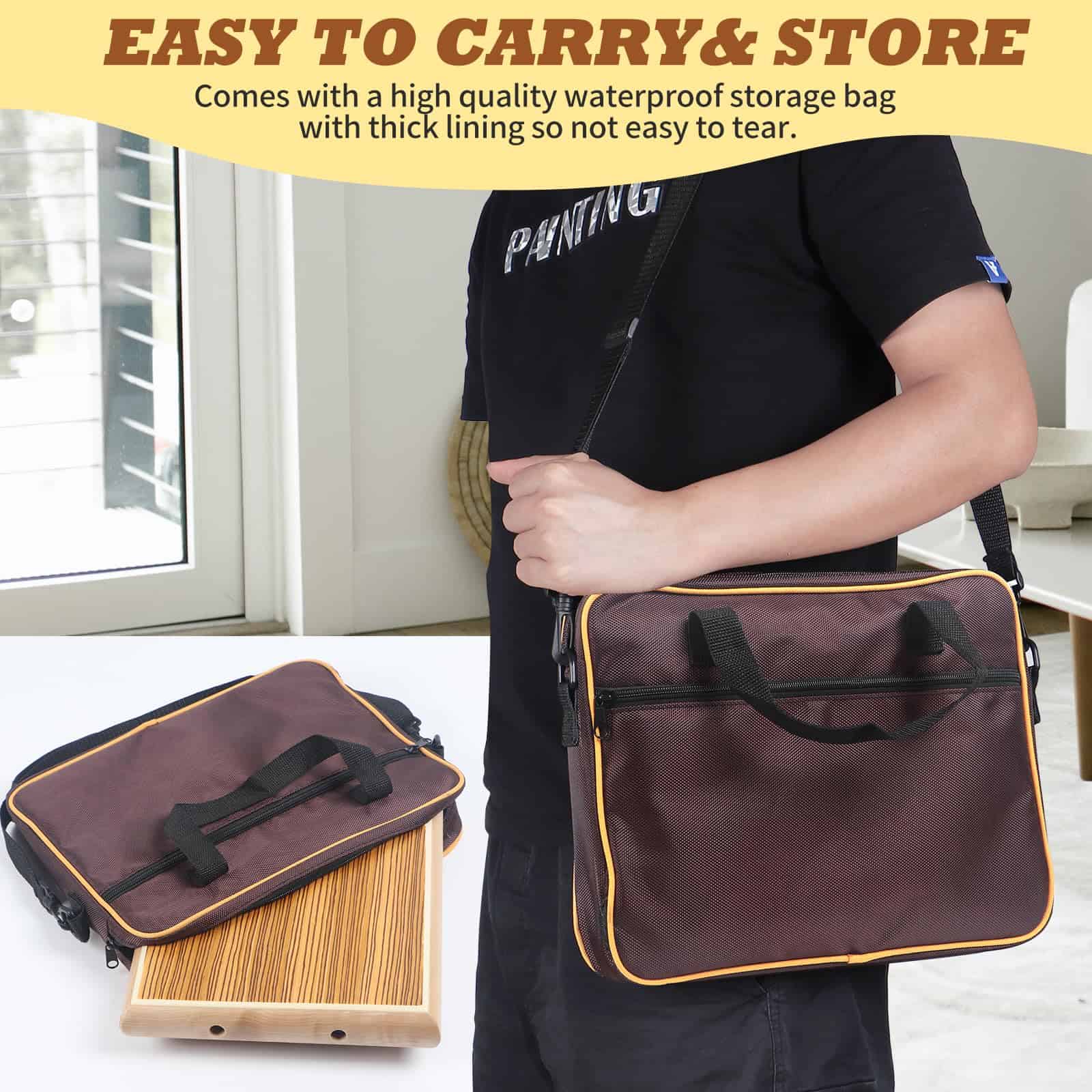 Cajon, Cajón de 12 * 9.4 * 1.7'', Caja de Tambores Portátil - Imagen 7