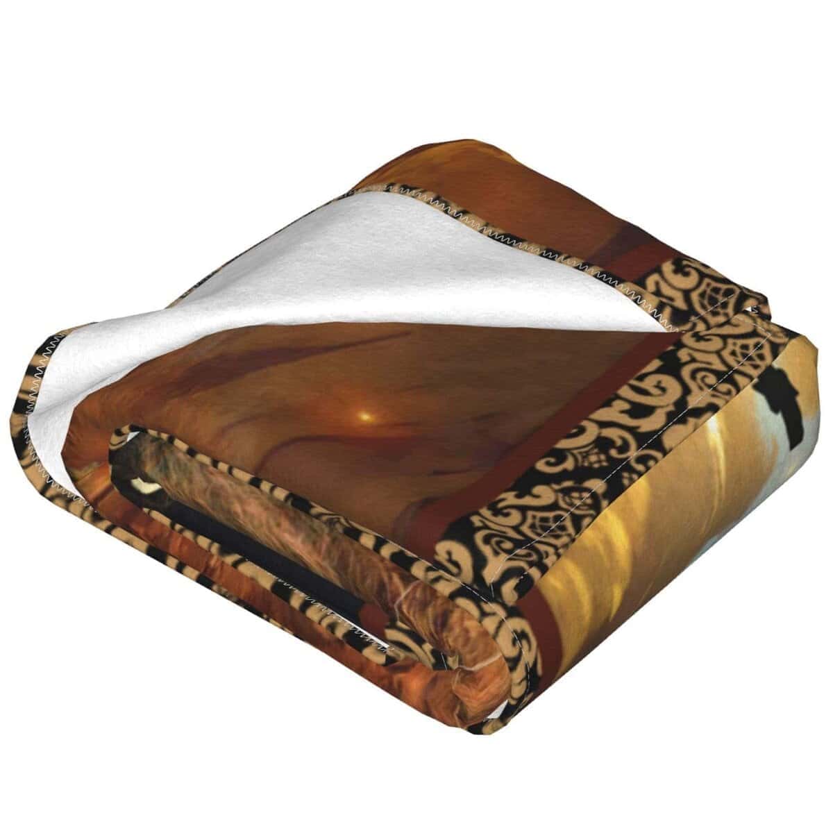 Manta Cristiana de Jesús León Rey Cruz Decorativa Manta de - Imagen 3