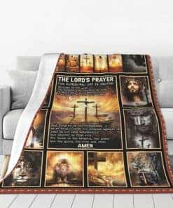 Manta Cristiana Jesús Cristo Cruz Religiosa Decorativa