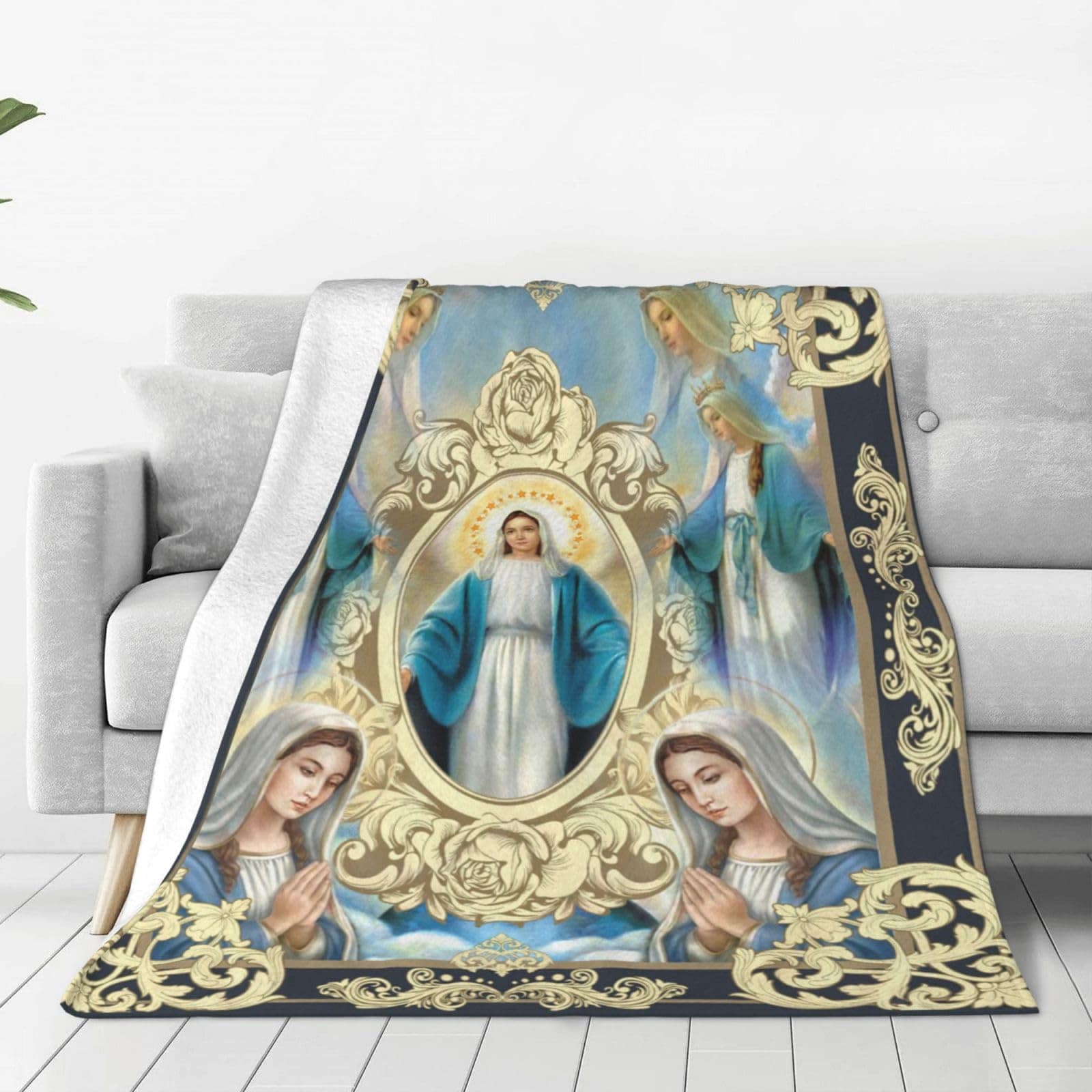 Manta Virgen María Manta Madre de Dios -s 60"X50"