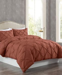 Juego de Edredón Berlin Terracota Chezmoi Collection Queen,
