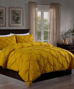 Juego de Edredón Chezmoi Collection Berlin -Mostaza Amarillo