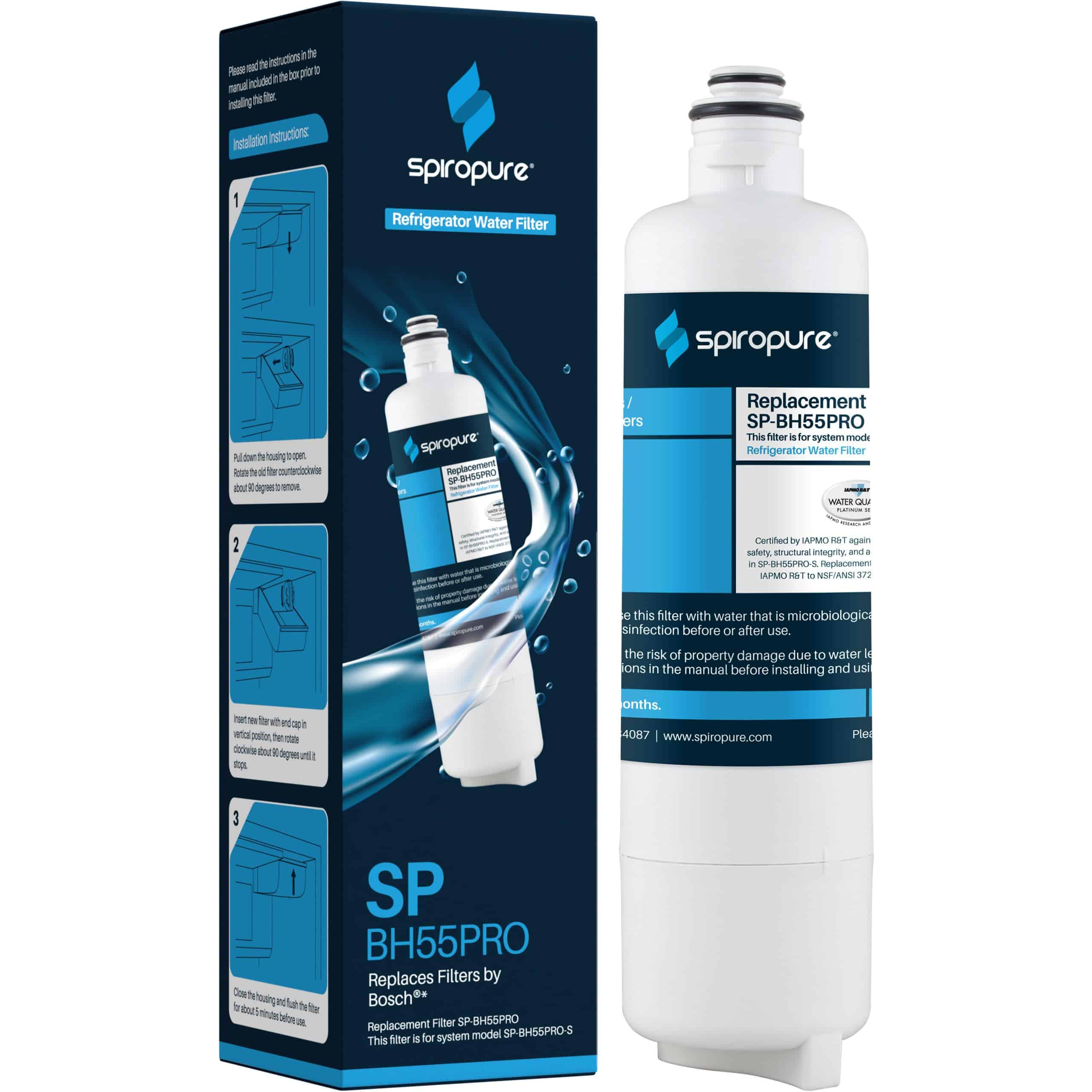 Filtro de agua para refrigerador - Paquete)