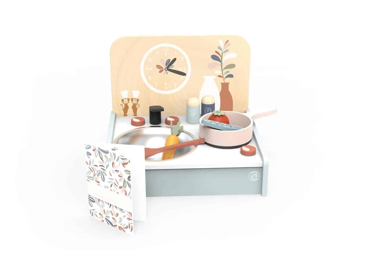 Cocina de Mesa Speedy Monkey con 8 Accesorios - Juguete de