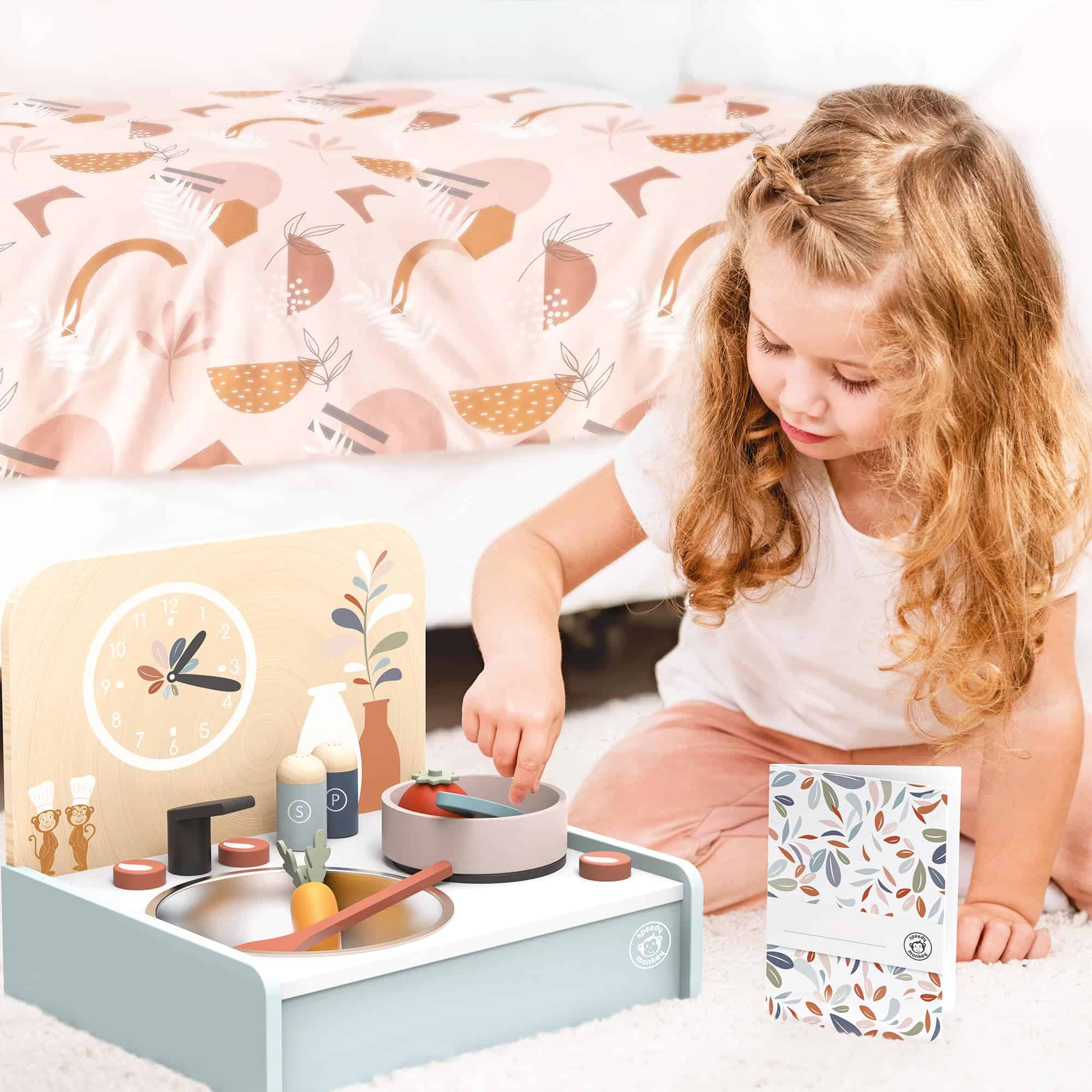 Cocina de Mesa Speedy Monkey con 8 Accesorios - Juguete de - Imagen 3