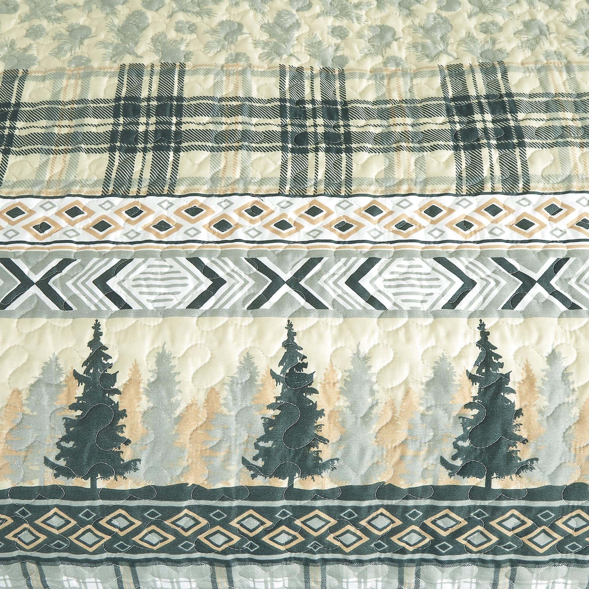 Juego de Colcha Chezmoi Collection Lake 3 Piezas Queen - - Imagen 5