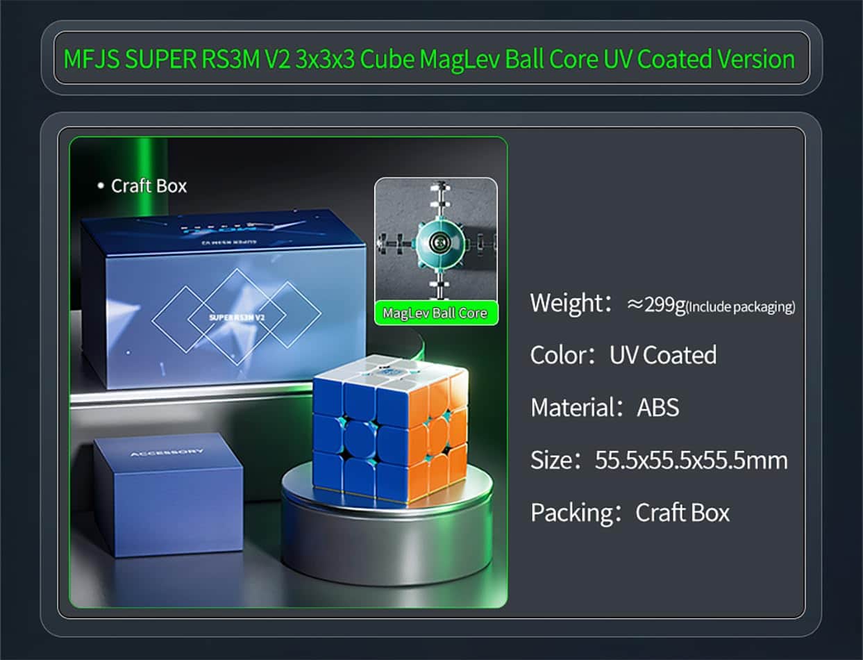 Cubo de Velocidad Magnético Moyu Super RS3M V2 2023 - Imagen 3