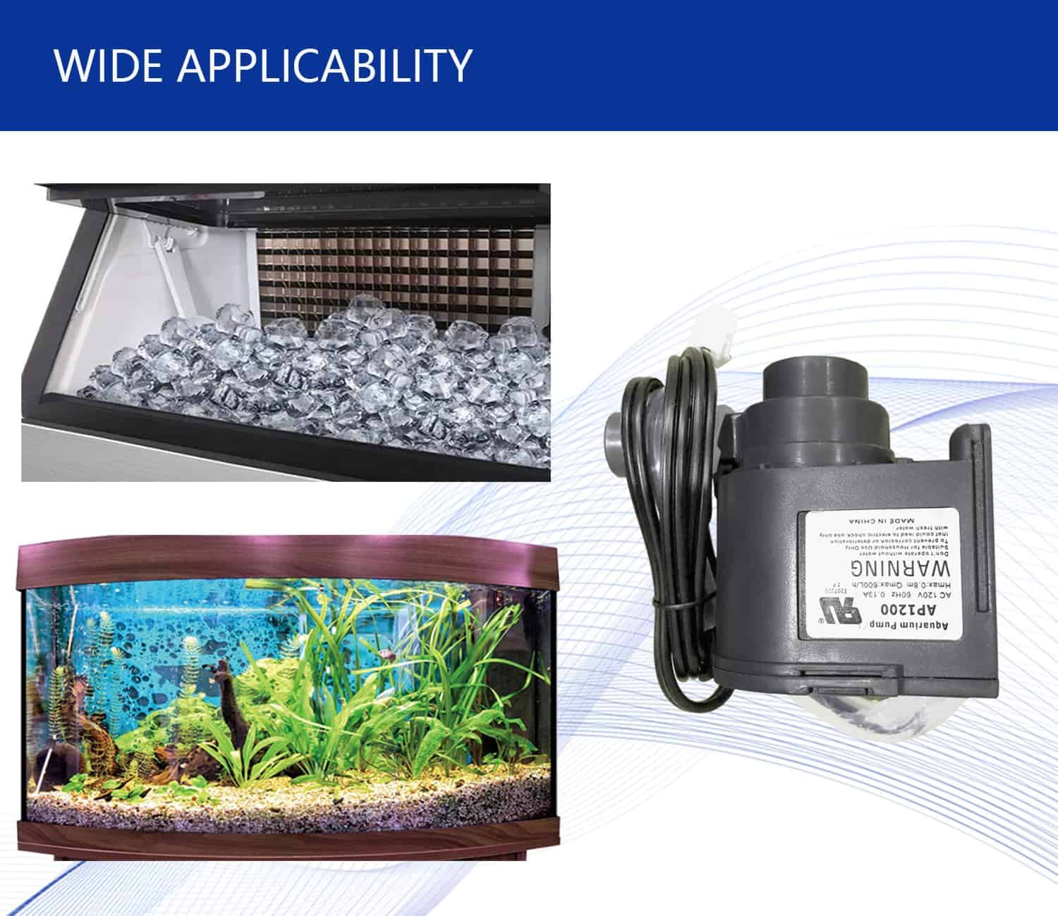 Bombas de Agua Comerciales de Gran Flujo AP1200 AC120V - Imagen 7