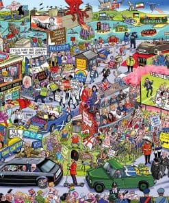 Rompecabezas de 1000 Piezas 'The Telegraph 2021 según